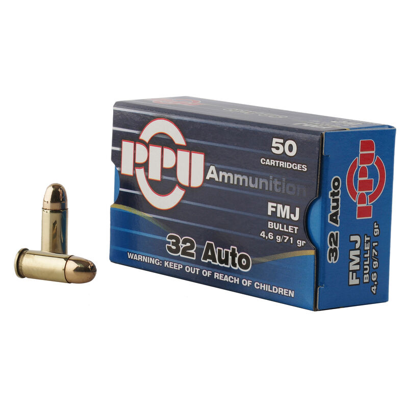 .32 Auto, 71 Grain, FMJ, 50/Box