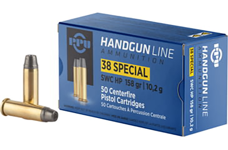 .38 Special, 158 Grain, Semi-Wadcutter Hollow Point, 50/Box