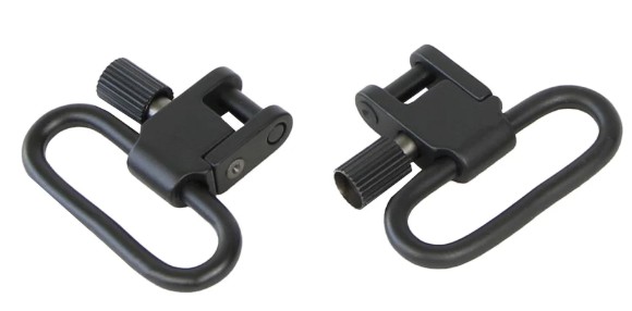Deluxe Locking Swivel Set, 1" Black