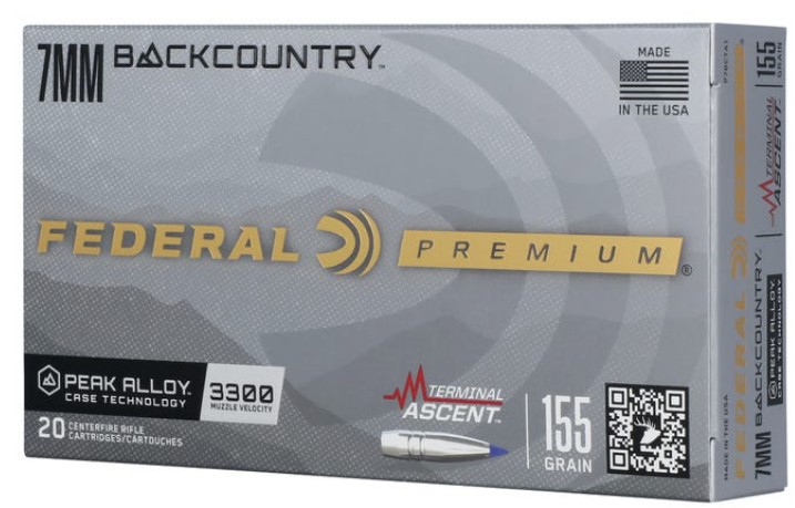 7mm BackCountry, 155 Grain, Terminal Ascent, 20/Box