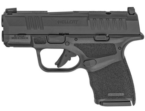 Hellcat OSP, 9mm, 3" Barrel, OR, Fiber Optic, CT-1500 Red Dot, Range Bag, Black, (5) 10-rd, GEAR UP