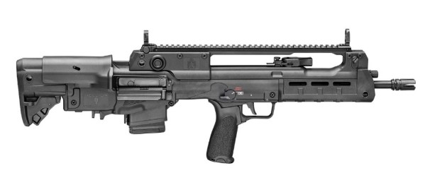 Hellion, 5.56 NATO, 16" TB, CTS-103 Red/Green Dot, Flip Up Sights, Sling, Black, (2) 10-rd GEAR UP