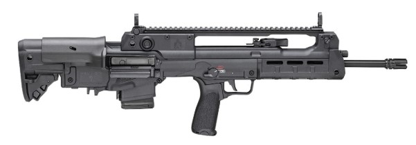 Hellion, 5.56 NATO, 18" Threaded Barrel, CTS-103 Red/Green Dot, Flip Up Sights, Sling, Black (2) 10-rd GEAR UP