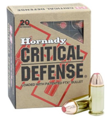 Critical Defense, .45 ACP +P, 185 Grain, FTX, 20/Box