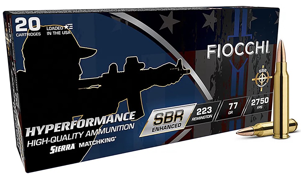 Hyperformance SBR Enhanced, .223 Rem, 77 Grain, Hollow Point Boat-Tail, 20/Box