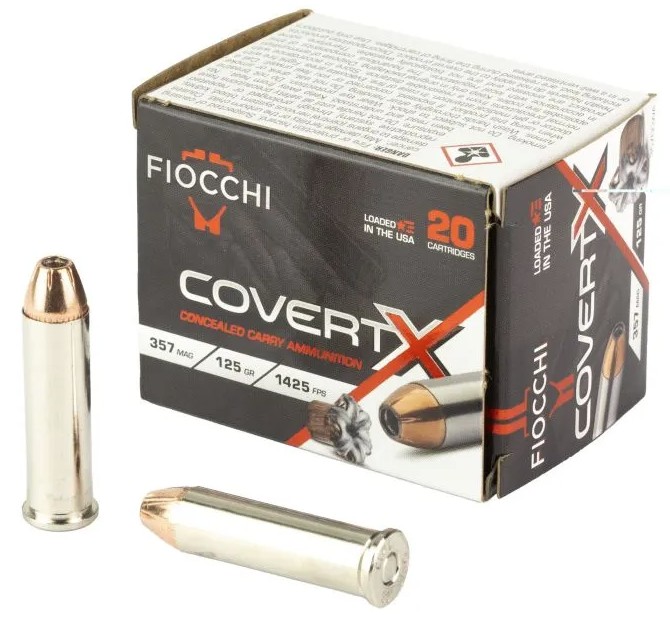 Covert X, .357 Magnum, 125 Grain, Jacketed Hollow Point, 20/Box