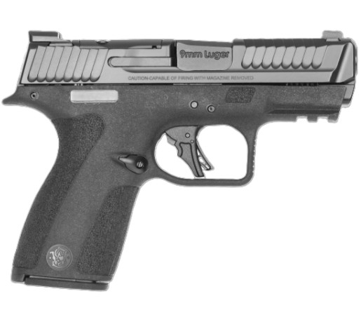 M&P 9 Shield X, 9mm Luger, 3.6" Barrel, TS, Optics Ready, Front Night Sights, Black, (1) 13-rd & (1) 15-rd