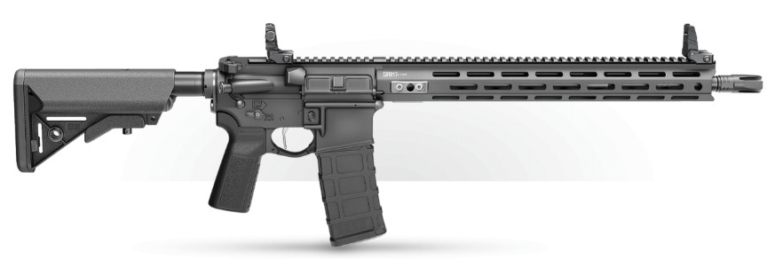 Saint Victor, 5.56x45mm, 16" Barrel, M-LOK, Flip Up Sights, B-5 Furniture, Black, 30-rd