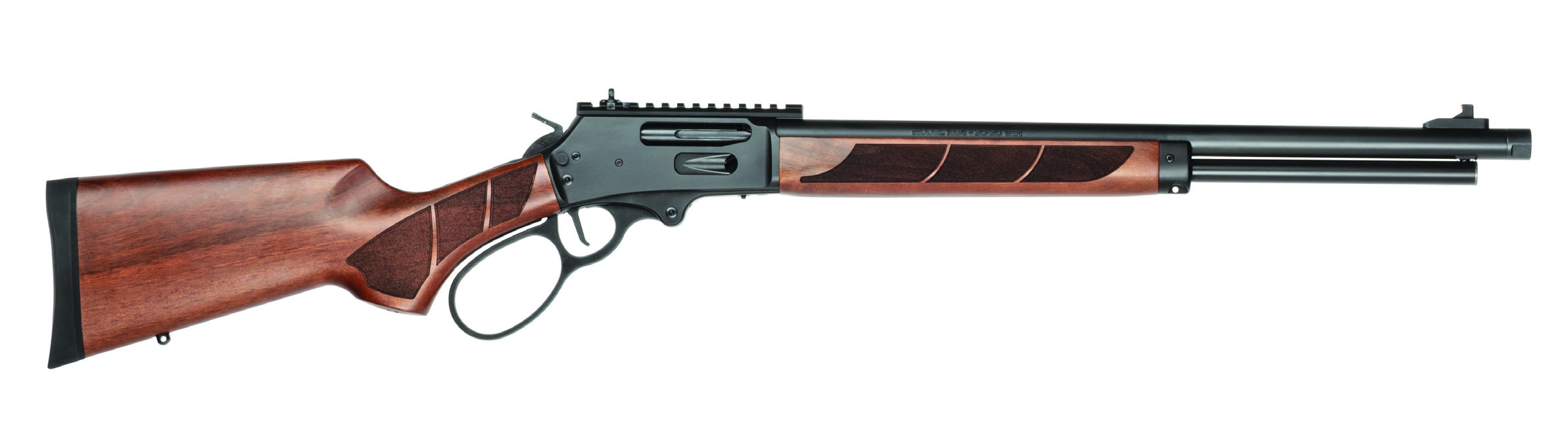 S&W Model 1854, .30-30, 20" TB, OR, Large Loop, Gold Bead Front Sight, Black, Walnut, 6-rd