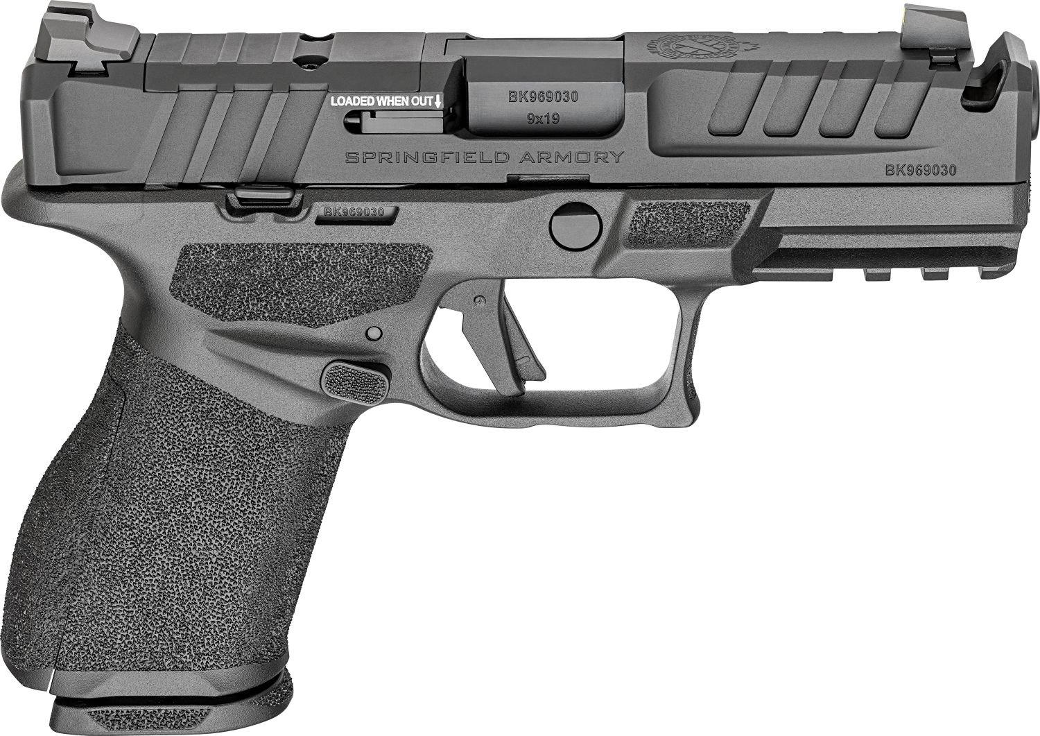Echelon 4.0C, 9mm, 4" Barrel, w/Compensator, Optic Ready, Trituium U-Dot, Black, (2) 10-rd, CA Compliant