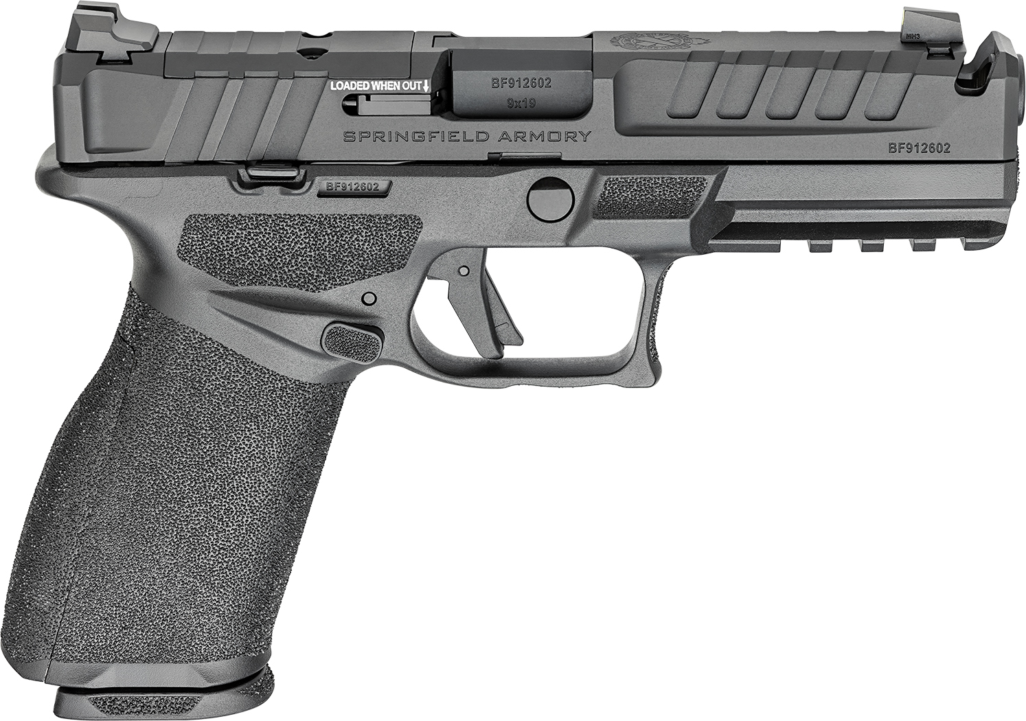 Echelon 4.5F, 9mm, 4.5" Ported Barrel, w/Compensator, Optic Ready, Tritium U-Dot, (2) 10-rd, CA Compliant