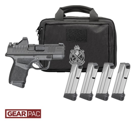 Hellcat OSP, 9mm, 3" Barrel, OR, Viridian RFX11, Black, Gear Pac, (1)11 & (3)13-rd