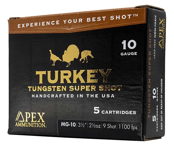 Turkey, 10 Gauge, 3.5", 2 1/2 oz, #9 Shot, TSS, 5/Box