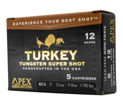 Turkey, 12 Gauge, 3", 2 1/4 oz, #9 Shot, TSS, 5/Box