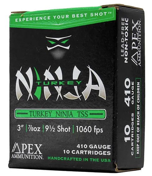 Turkey Ninja, .410 Bore, 3", 7/8 oz, #9.5 Shot, TSS, 10/Box