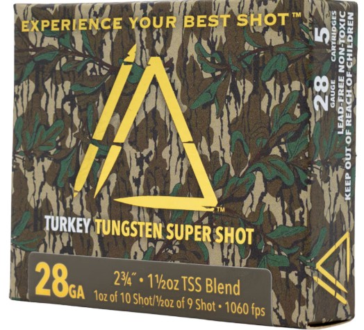 MO GreenLeaf Turkey, 28 Gauge, 2-3/4", 1 1/2 oz, #9/#10 Shot, TSS Blend, 5/Box