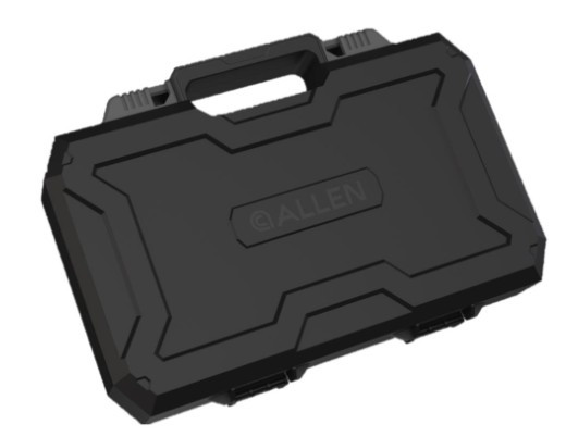 Hard Pistol Case, Lockable, 11.5 x 7.13", Black