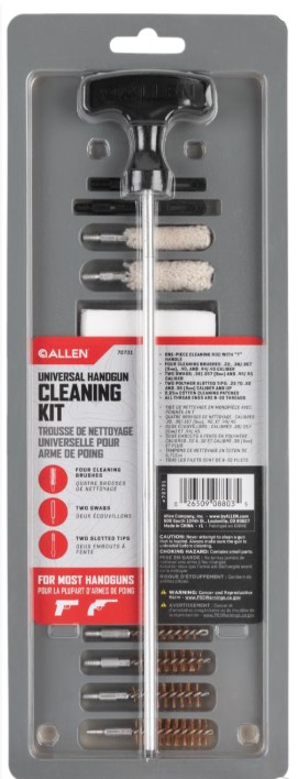 Universal Handgun Cleaning Kit, .22 to .45 ACP