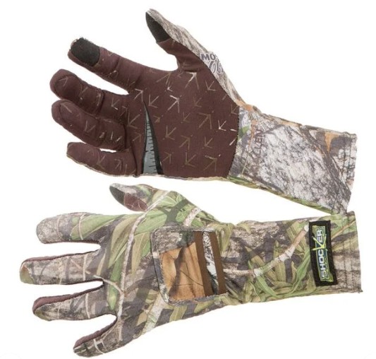 Shocker Turkey Hunting Gloves, Mossy Oak Obsession, One Size Fits Most