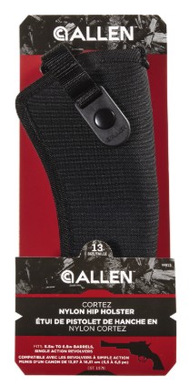 Cortez Outside Waistband Holster, Size 13, SA Revolver, Fits Up To 2" Belt, Black