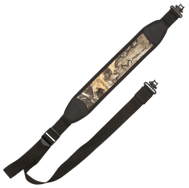 Cascade Neoprene Rifle Sling w/Molded Ends & Swivels, Realtree Edge