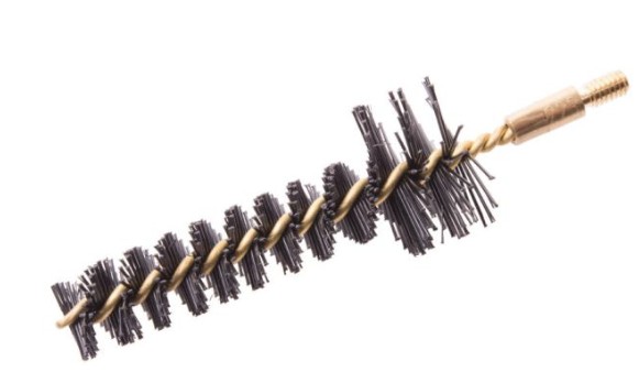 Nylon Chamber Brush, .223 Caliber, 5.56mm, AR-15, Black, Brass