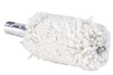 Bore Mop Cleaning Swabs, 12 Gauge, White
