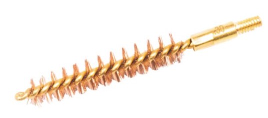 Phosphorus Bronze Bristle Bore Brush, .357 Caliber, .38 Caliber, 10mm, 2.25