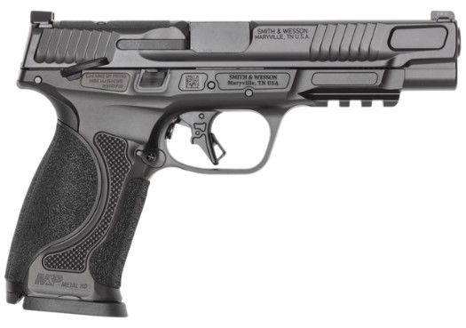 M&P9 M2.0 Metal HD, 9mm, 5" Barrel, MTS, OR, Night Fision Tritium Front, Black, (2) 10-rd, Compliant Model
