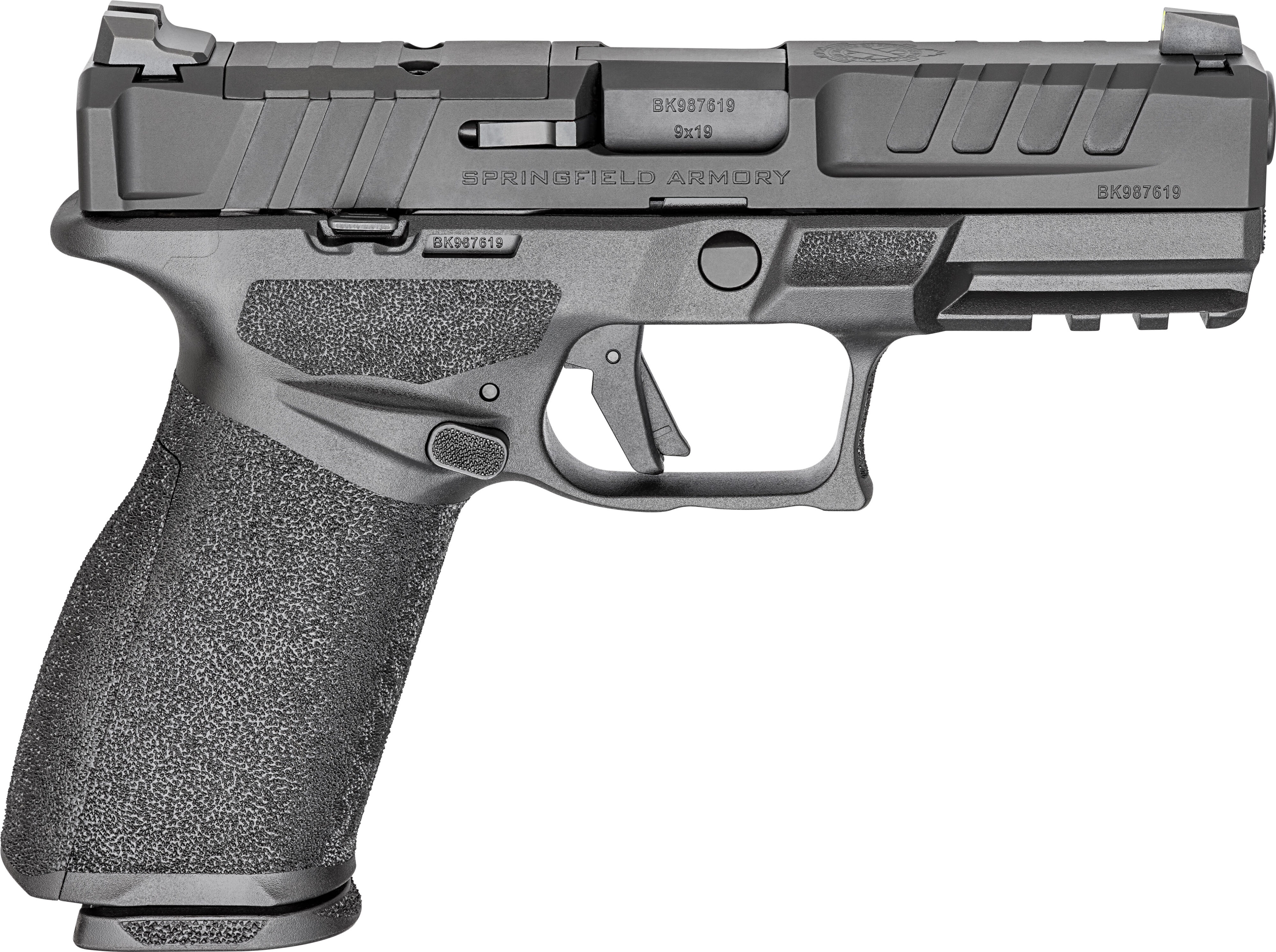 Echelon 4.0FC, 9mm, 4" Barrel, Tritium Front, Black, (2) 10-rd