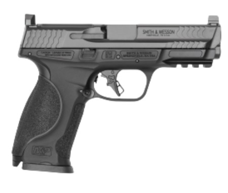 M&P9 M2.0 Metal, 9mm, 4.25" Barrel, NTS, Slide Cut for Aimpoint ACRO, Grey, Black, (2) 17-rd