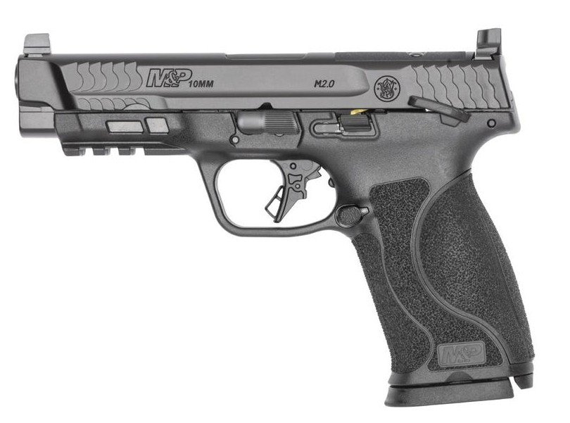 M&P M2.0, 10mm, 4.6" Barrel, OR, MTS, Black, (2) 10-rd, California Compliant
