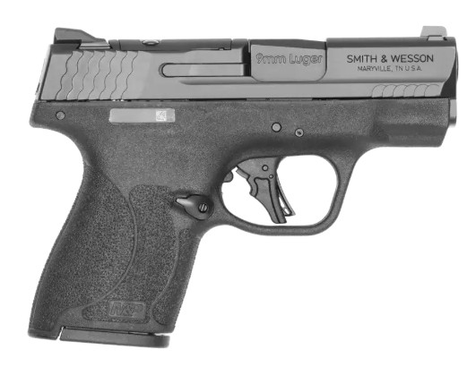 M&P9 Shield Plus, 9mm Luger, 3.125", OR, MTS, Black, (2) 10-rd, California Compliant