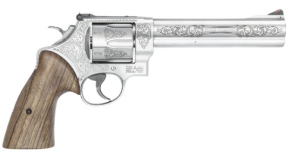 Model 629, .44 Magnum, 6.5" Barrel, Engraved, Stainless, Walnut, 6-rd