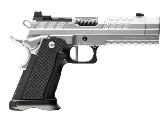 XP Comp, 9mm, 4.6" Bull w/Comp, OR, Chrome, Black, (2) 10-rd Glk Mag