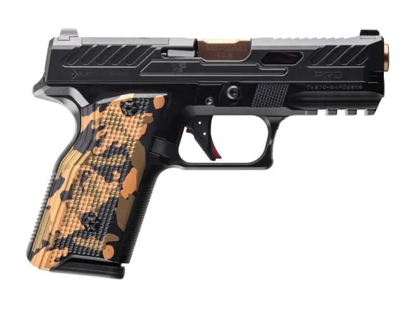 XF Pro, 9mm, 4" Fluted, OR, Black, Bronze Camo, (2) 15-rd Glk Mag