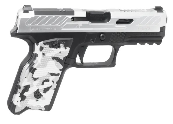 XF Pro, 9mm, 4" Fluted, OR, Chrome, Snow Camo, (2) 10-rd Glk Mag