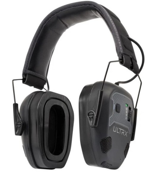 ULTRX Bionic Bluetooth Electronic Earmuff, Midnight Grey