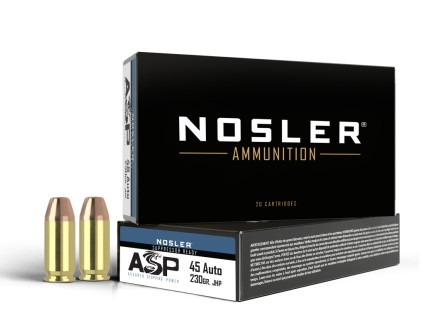 ASP, .45 ACP, 230 Grain, JHP, 50/Box