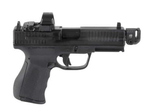 G3 Strike Cmpt, 9mm, 4.5" TB, SI Comp, R-Dot, Black, (1) 14-rd & (1) 17-rd