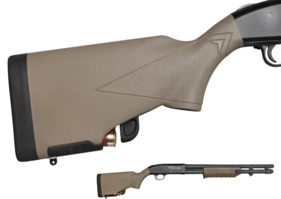 Flash-5 Shotgun Buttstock, Fits Remington, FDE