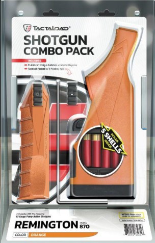 Flash-5 Stock & Tactical Forend Combo, Fits Remington, Orange