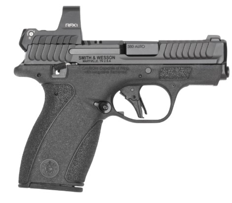 S&W Bodyguard 2.0, .380 ACP, 2.75", Viridian RFX1, MTS, Black, (2) 10-rd