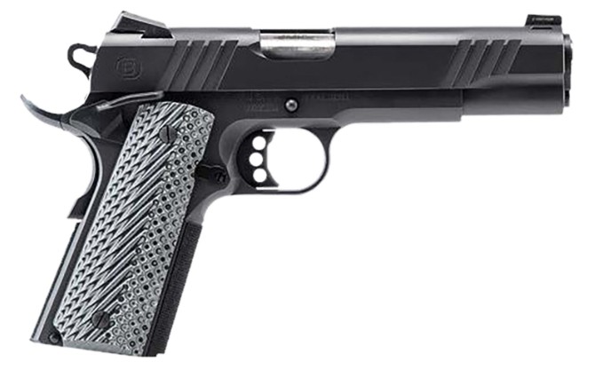 B1911 FS, .45 ACP, 5", NS, Black, Grey VZ Grips, 8-rd