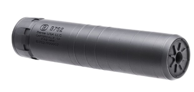 B762 Precision Suppressor, 7.62/.30 Cal, 1/2x28 DT, Full Auto, Black