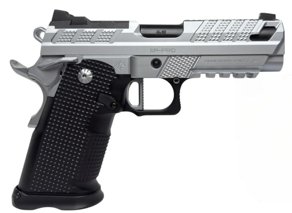 XP Pro V2, 9mm, 4" Bull, OR, Chrome, Black, (2) 17-rd