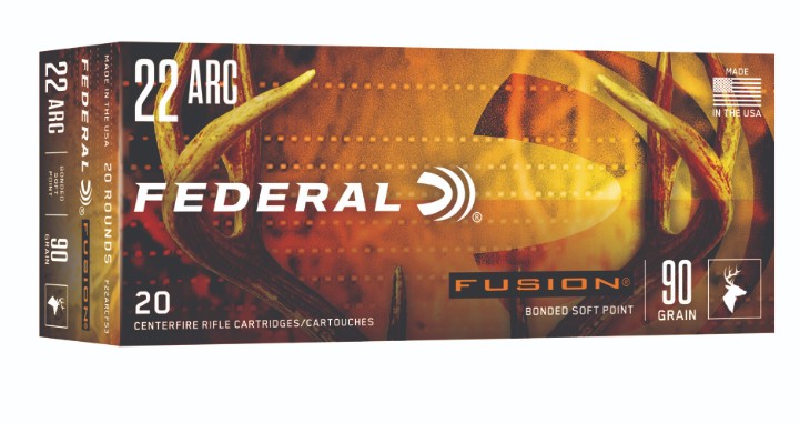 Fusion, .22 ARC, 90 Grain, Bonded Soft Point, 20/Box
