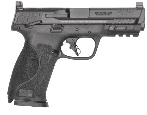 M&P9 M2.0, 9mm, 4.22", OR, MTS, Black, (2) 15-rd