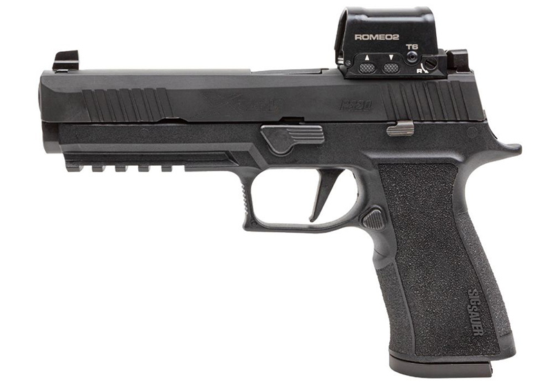 P320 XTen, 10mm, 5" Barrel, XRay3, ROMEO2, Black, (2) 15-rd