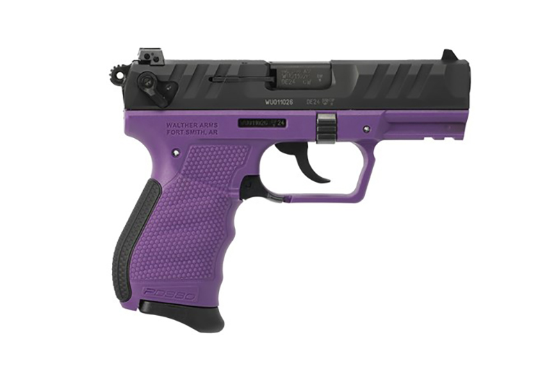 PD380, .380ACP, 3.7" Barrel, DA/SA, Paddle Mag Release, Purple, (2) 9-rd